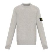 Trui met logo Stone Island , Gray , Heren