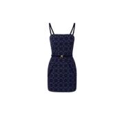 Jurk met Riem Elisabetta Franchi , Blue , Dames