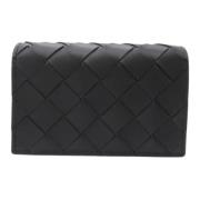 Pre-owned Leather home-office Bottega Veneta Vintage , Black , Dames