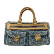 Pre-owned Fabric louis-vuitton-bags Louis Vuitton Vintage , Blue , Dam...