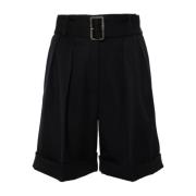 Blauwe Shorts voor Vrouwen Aw24 Golden Goose , Blue , Dames