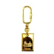 Pre-owned Metal key-holders Celine Vintage , Yellow , Dames