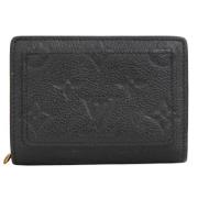 Pre-owned Canvas wallets Louis Vuitton Vintage , Black , Dames