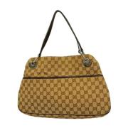 Pre-owned Canvas totes Gucci Vintage , Brown , Dames