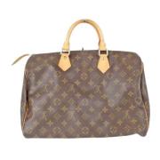 Pre-owned Canvas louis-vuitton-bags Louis Vuitton Vintage , Brown , Da...