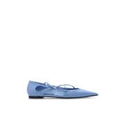 Leren balletflats Dolce & Gabbana , Blue , Dames