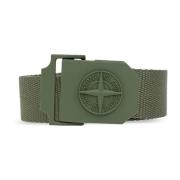 Riem met logo Stone Island , Green , Heren