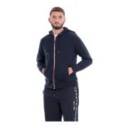 Global Stripe Zip Hoody Tommy Hilfiger , Blue , Heren