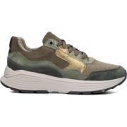 Groene Suède Dames Sneakers Xsensible , Multicolor , Dames