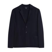 Heren Gebreid Blazer Donkerblauw Cinque , Blue , Dames