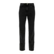 Klassieke Zwarte Denim Jeans Palm Angels , Black , Dames