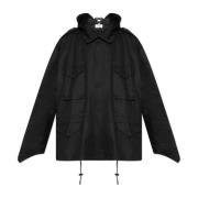 Jas met capuchon Vetements , Black , Heren