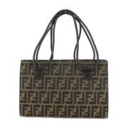 Pre-owned Canvas fendi-bags Fendi Vintage , Brown , Dames