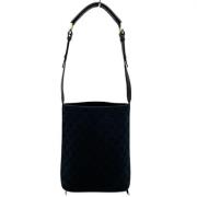 Pre-owned Canvas gucci-bags Gucci Vintage , Blue , Dames