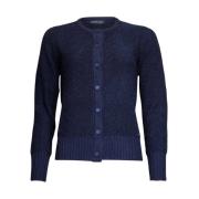 Cardigan O-Neck Vest Roberto sarto , Blue , Dames