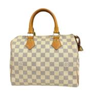 Pre-owned Fabric louis-vuitton-bags Louis Vuitton Vintage , White , Da...