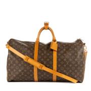 Pre-owned Coated canvas travel-bags Louis Vuitton Vintage , Brown , Da...