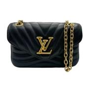 Pre-owned Leather louis-vuitton-bags Louis Vuitton Vintage , Black , D...