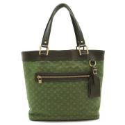 Pre-owned Canvas louis-vuitton-bags Louis Vuitton Vintage , Green , Da...