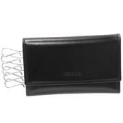 Pre-owned Leather key-holders Prada Vintage , Black , Dames