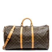 Pre-owned Coated canvas handbags Louis Vuitton Vintage , Brown , Dames