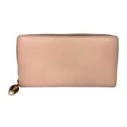 Pre-owned Leather wallets Gucci Vintage , Pink , Dames