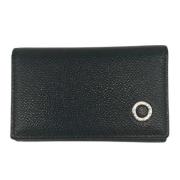 Pre-owned Leather key-holders Bvlgari Vintage , Black , Heren