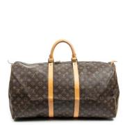 Pre-owned Canvas travel-bags Louis Vuitton Vintage , Brown , Dames