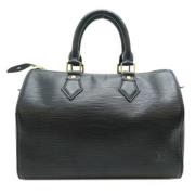 Pre-owned Leather louis-vuitton-bags Louis Vuitton Vintage , Black , D...