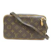 Pre-owned Canvas louis-vuitton-bags Louis Vuitton Vintage , Brown , Da...