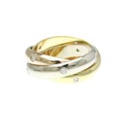 Pre-owned Rose Gold rings Cartier Vintage , Yellow , Dames