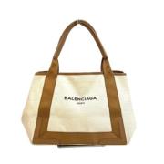 Pre-owned Fabric balenciaga-bags Balenciaga Vintage , Beige , Dames