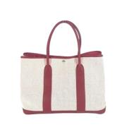 Pre-owned Fabric totes Hermès Vintage , Red , Dames