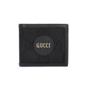 Pre-owned Leather wallets Gucci Vintage , Black , Heren