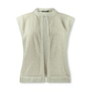 Laos Mouwloos Vest Lizzy & Coco , Beige , Dames