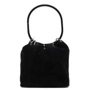 Pre-owned Suede handbags Gucci Vintage , Black , Dames