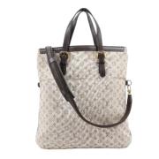 Pre-owned Leather handbags Louis Vuitton Vintage , Beige , Dames