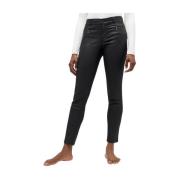 Coated Malu ZIP Jeans Angels , Black , Dames