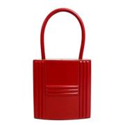 Pre-owned Leather handbags Hermès Vintage , Red , Dames