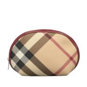 Pre-owned Canvas clutches Burberry Vintage , Beige , Dames