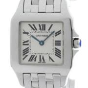 Pre-owned Stainless Steel watches Cartier Vintage , Gray , Dames