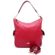 Pre-owned Leather shoulder-bags Coach Pre-owned , Red , Dames