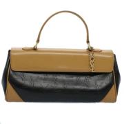 Pre-owned Leather handbags Yves Saint Laurent Vintage , Black , Dames