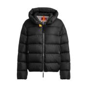 Quilted Hooded Jacket `Jinni` Parajumpers , Black , Dames