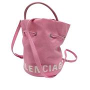 Pre-owned Fabric balenciaga-bags Balenciaga Vintage , Pink , Dames