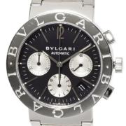 Pre-owned Metal watches Bvlgari Vintage , Black , Heren