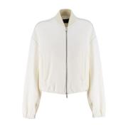 Geknipte Milano Stitch Jas met Juweeldetails Fabiana Filippi , White ,...