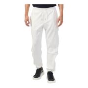 Witte Joggingbroek met Zijlogo Armani Exchange , White , Heren