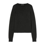 Grijze Sweatshirt Aw24 Herenmode Palm Angels , Gray , Heren