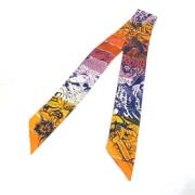 Pre-owned Fabric scarves Hermès Vintage , Multicolor , Dames